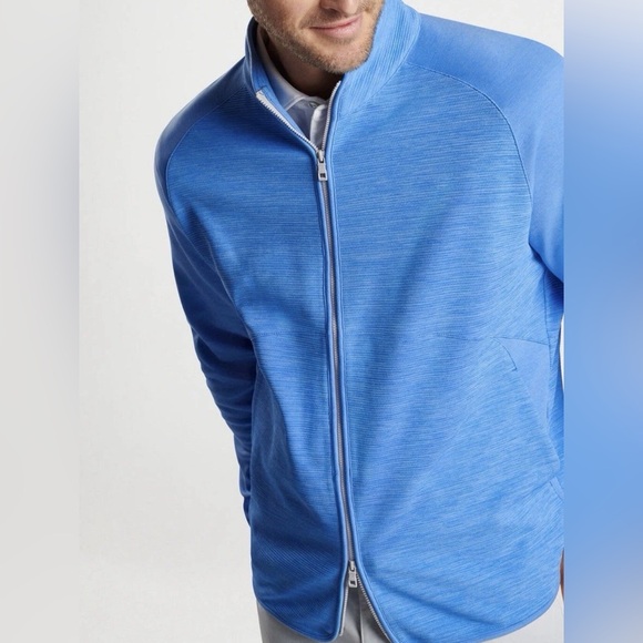 Peter Millar Liberty Blue Vista Hybrid Full-Zip Jacket Size 2XL NWT - Picture 2 of 8